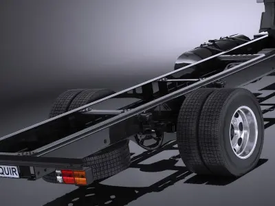 Mitsubishi FUSO Chassis 2016 3D model