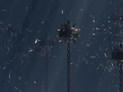 Under Sea Mine 3D model