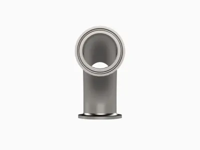 Sanitary Double Elbow 3D model
