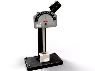 Charpy Impact Testing Machine Low-poly 3D model