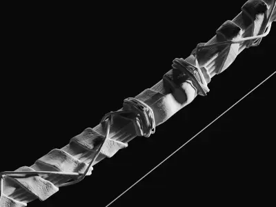 bow battle Low-poly 3D model
