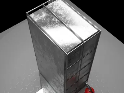 Gas Tube Cabinet 4K 3D model