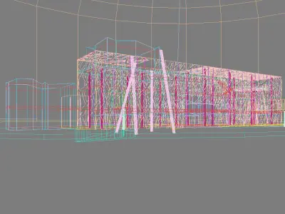 Museum Building 3D model 13