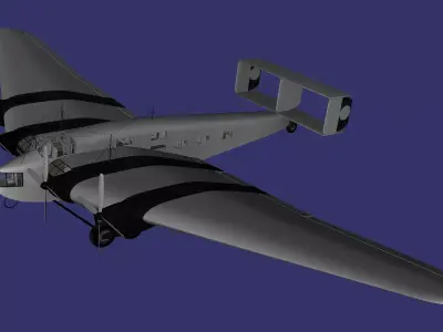 Junkers G 38 Free 3D model