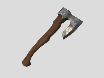  Viking Celtic weapon set Low-poly 3D model