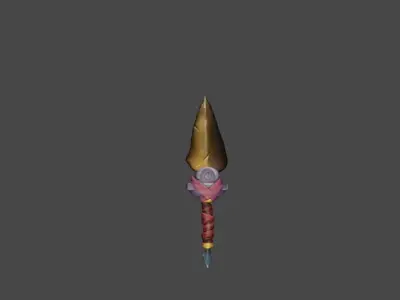 Zeloeman Sword A 5 Low-poly 3D model