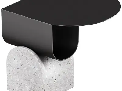 Vague coffee table 02 By Bonaldo 3D model