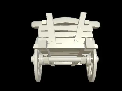 HIE Clean Cart D180403 Low-poly 3D model