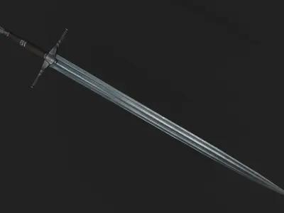 Sword PBR GameReady Low-poly 3D model purchase