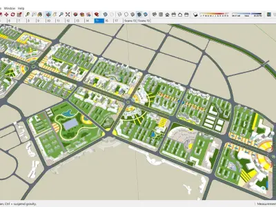 Sketchup Landscape Park 191 3D model