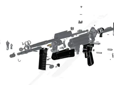 HK G3A4 3D model