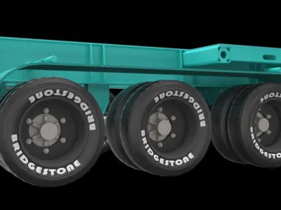 Semi Trailer 3D model