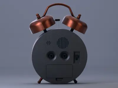 Antique clock 3D model