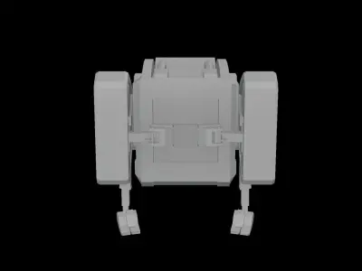 WALL E lowpoly - robot Low-poly 3D model