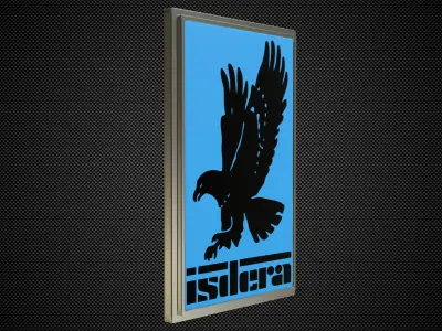isdera logo 3D model