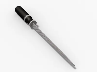 Hand file three sides 3D model