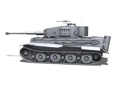 Tiger - Late Production 3D model