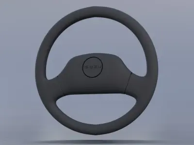 Isuzu ELF NKR 71 NMR 71 Steering Wheels Free low-poly 3D model