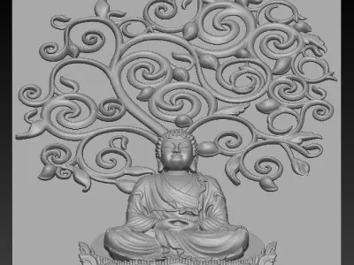 BUDDHA 3D print model 5