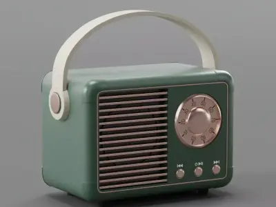 RetroTune Radio 3D model