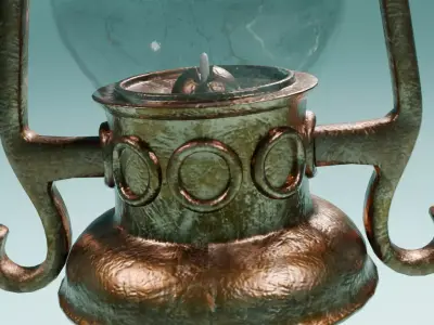 lantern Low-poly 3D model