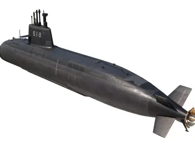 Taigei class Attack Submarine SSK 29SS Japan Navy JMSDF 3D model