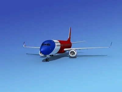Boeing 737-800ER Vin Air France 3D model
