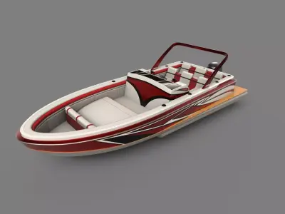 Performance Pontoon 3D model