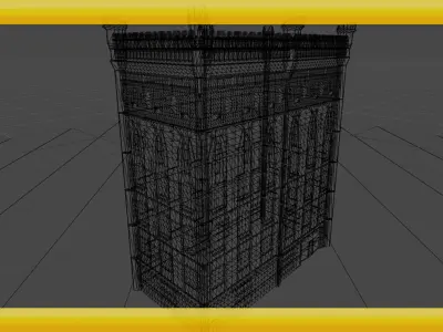 Historic Building Unity 5 Low-poly 3D model