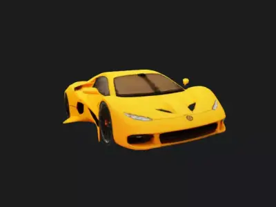 Car 3D Model Detailed Vehicle Asset 3D model