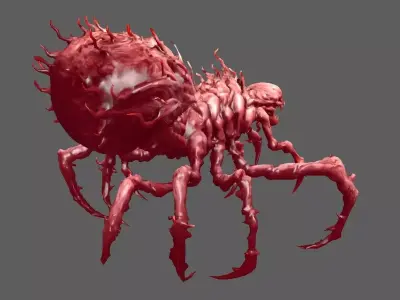 Creature 3D model 4