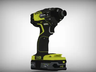 Ryobi Drill RBL15 Tool 3D-Scan 3D model