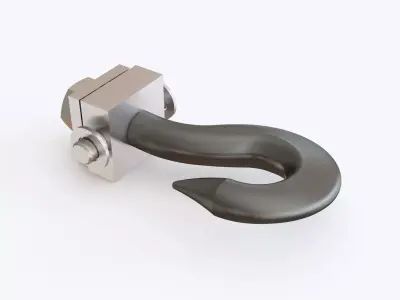 Crane hook 03 3D model