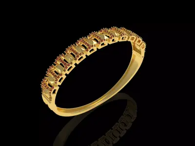 Art Deco Bracelet 26 3D print model