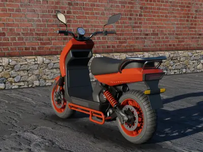 Off-road Scooter 3D model