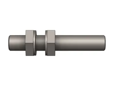 Sensor Balluff Indutivo M8x1 BES0 Inductive Balluff Sensor 3D model