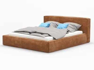 Kare Bed Samba Antique 3D model