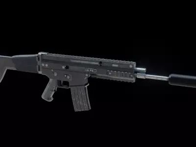 Scar-L black model3D 3D model