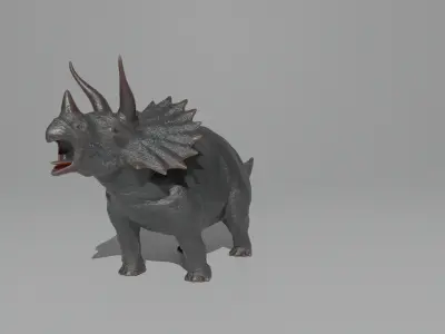 Triceratops 3D print model