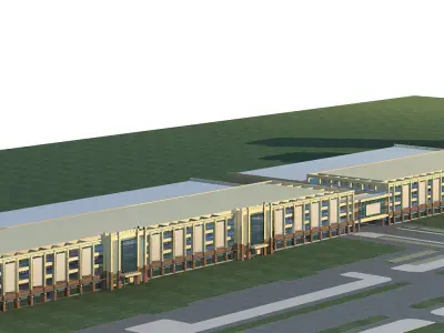 Commercial Building Collection 50 items Vol1  3D model