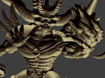Daemon Prince  3D print model