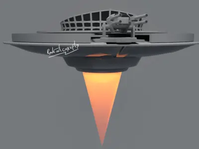 National war drone 3D model