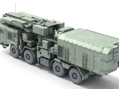 96L6 Radar CHEESE BOARD Low-poly 3D model