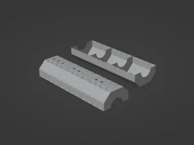 Mechanical - Guard Free low-poly 3D model