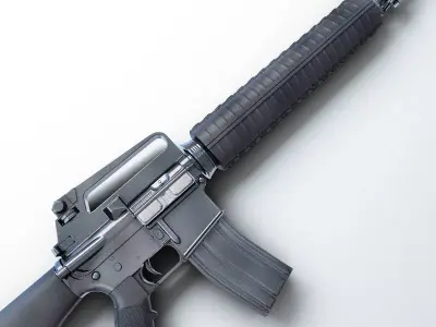 M16 Assault Rifle Hi-Res 3D model