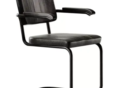 Thonet Cantilever Chair S 64 PV 3D model
