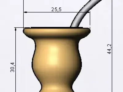 CUIA DE CHIMARRAO 3D print model