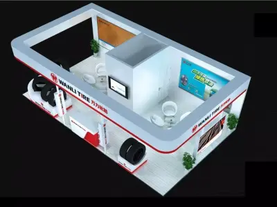 Exhibition - Area - 9X5-3DMAX2012-019 3D model