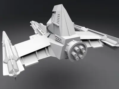 Draconian Marauder Scale model 3D print model