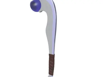 Sokka club 3D model Low-poly 3D model